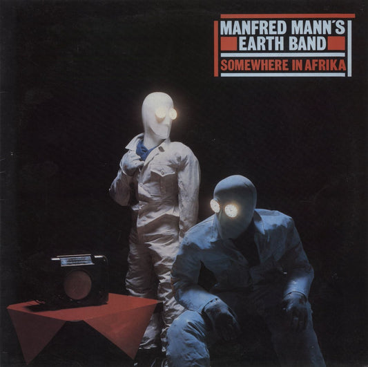 Manfred Mann's Earth Band Somewhere In Afrika - Gold Promo Stamped Sleeve UK Vinyl LP