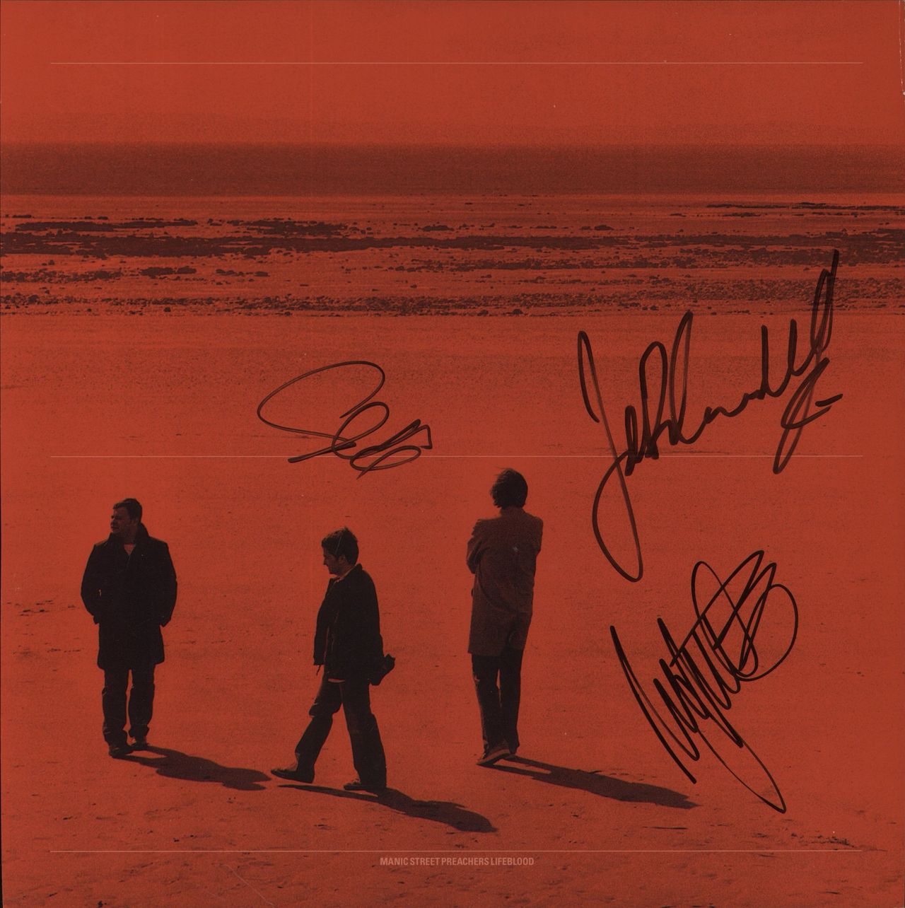 Manic Street Preachers Lifeblood: 20th Anniversary - Red Vinyl + Autographed Print UK 2-LP vinyl set