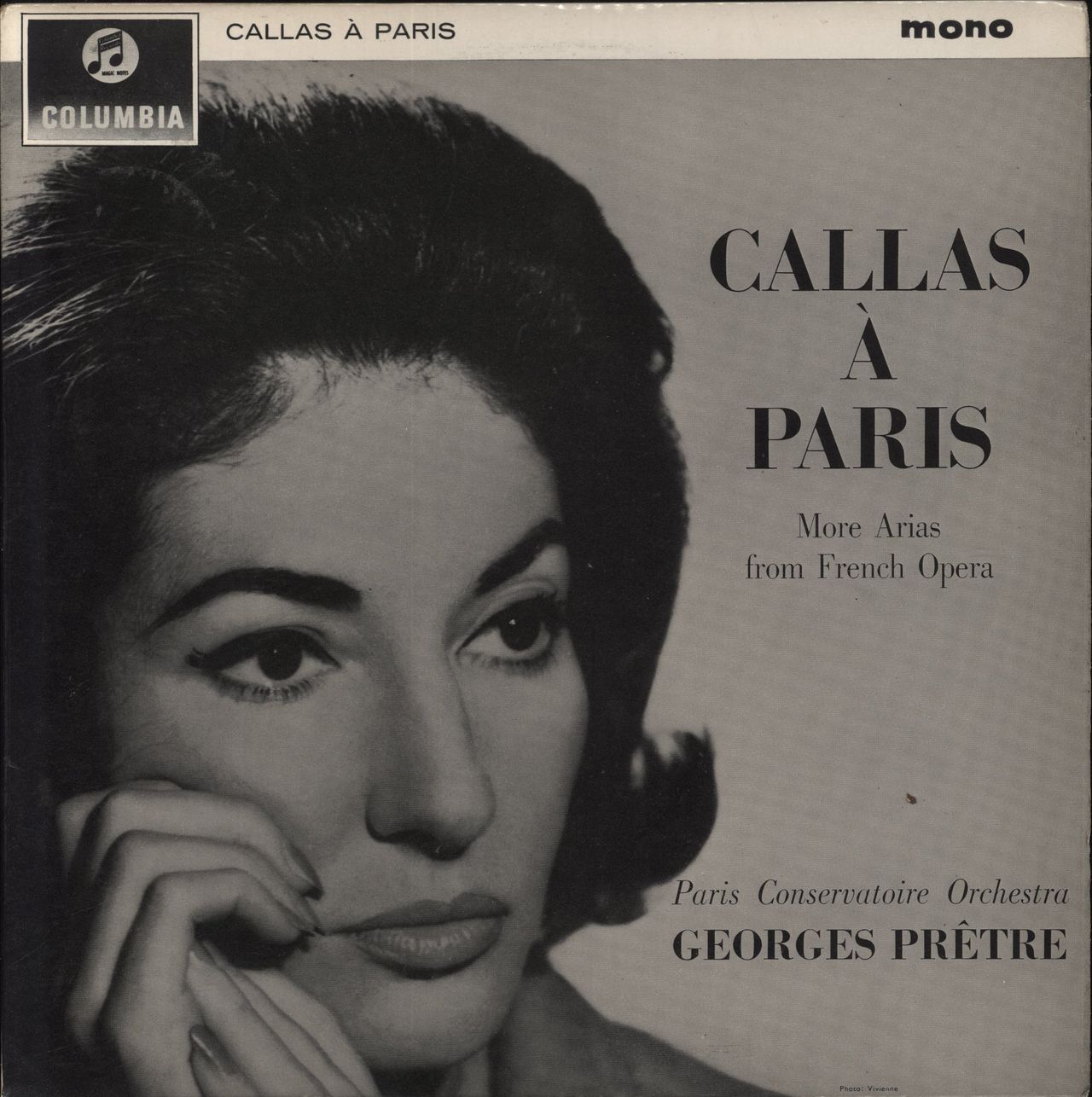 Maria Callas Callas À Paris UK Vinyl LP