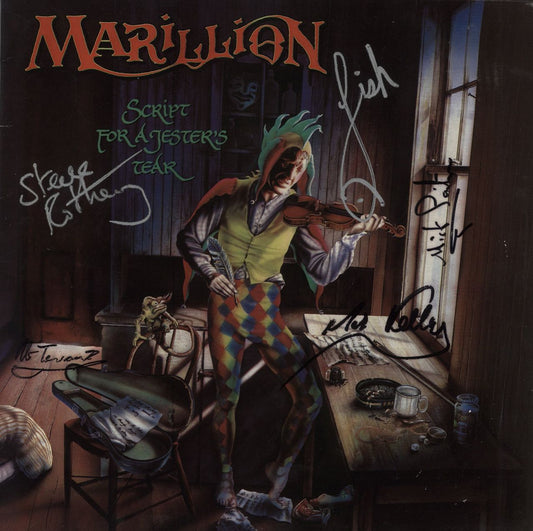 Marillion Script For A Jester's Tear - Autographed UK Vinyl LP