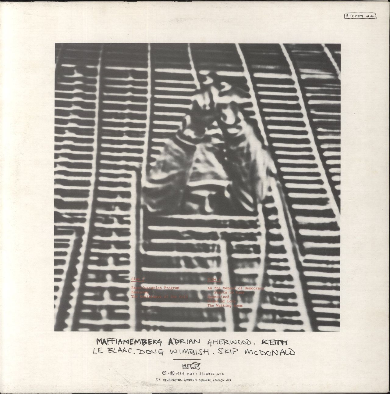 Mark Stewart As The Veneer Of Democracy Starts To Fade UK Vinyl LP