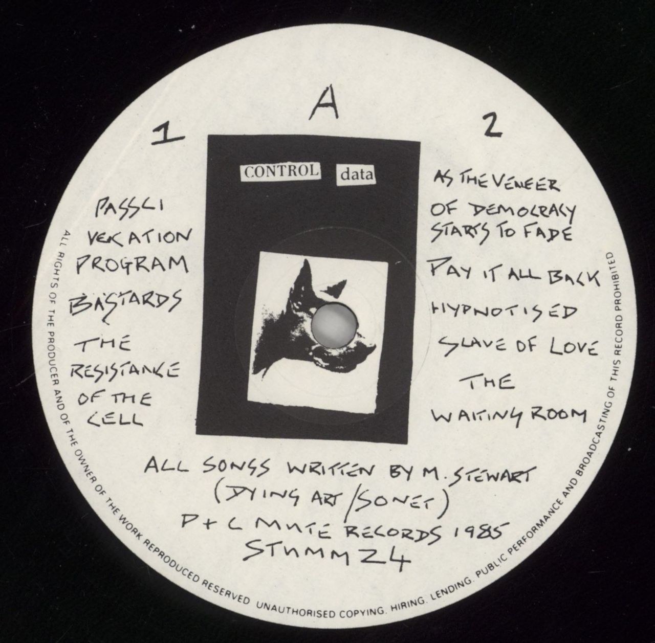 Mark Stewart As The Veneer Of Democracy Starts To Fade UK Vinyl LP