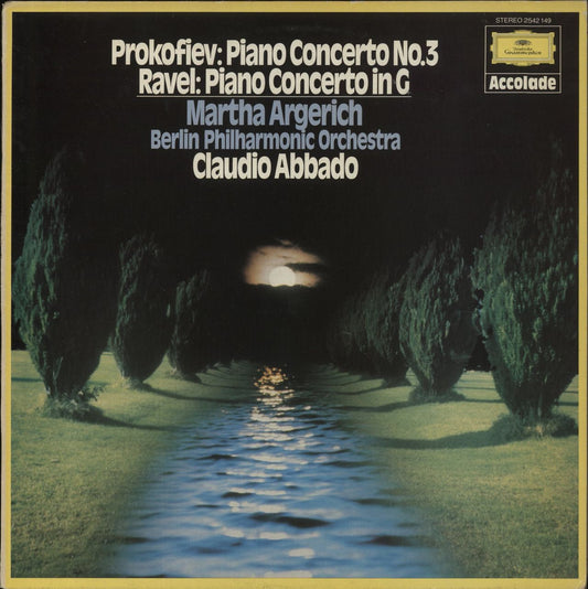 Martha Argerich Prokofiev: Piano Concerto No.3 / Ravel: Piano Concerto In G UK Vinyl LP