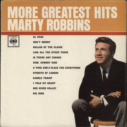 Marty Robbins More Greatest Hits UK Vinyl LP