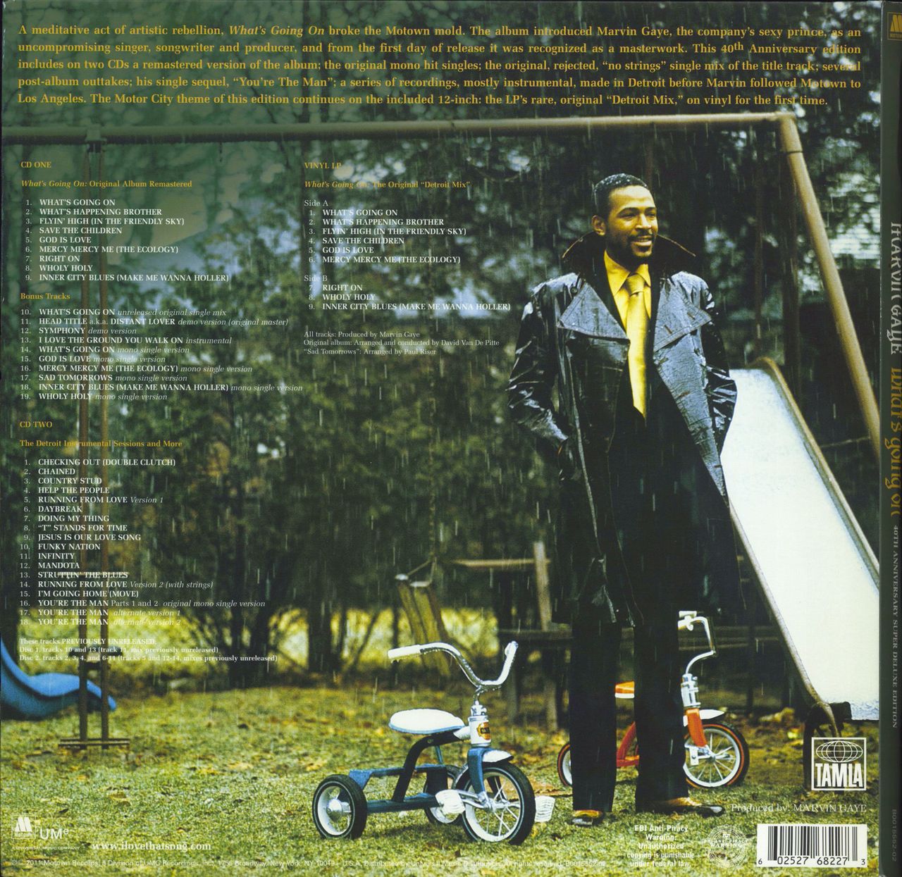Marvin Gaye What's Going On - 40th Anniversary Super Deluxe Edition US Vinyl LP