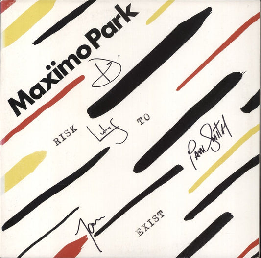 Maximo Park Risk To Exist - RSD17 - Red, Yellow & Clear Vinyl UK Vinyl LP