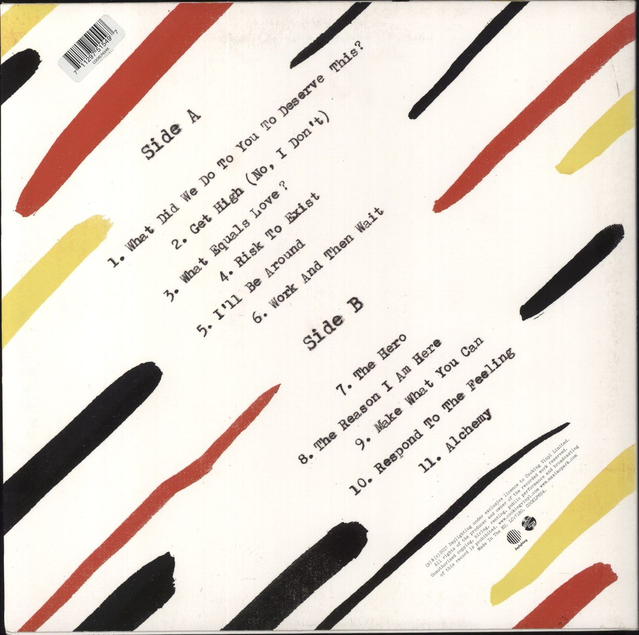 Maximo Park Risk To Exist - RSD17 - Red, Yellow & Clear Vinyl UK Vinyl LP