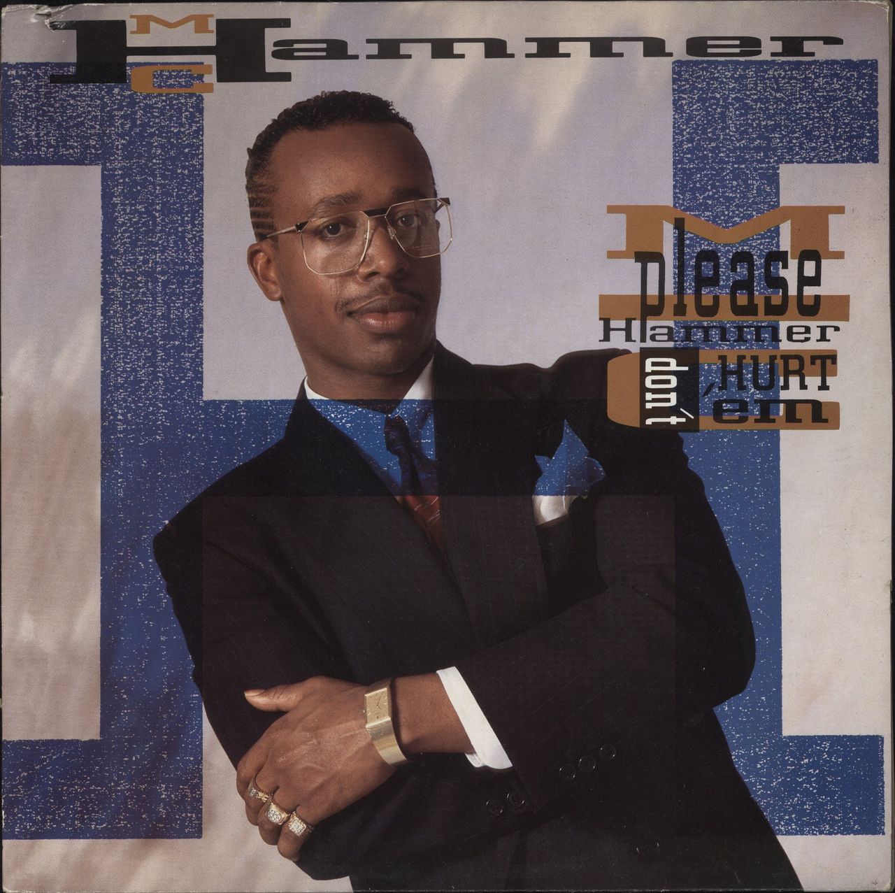 MC Hammer Please Hammer Don't Hurt 'Em UK Vinyl LP