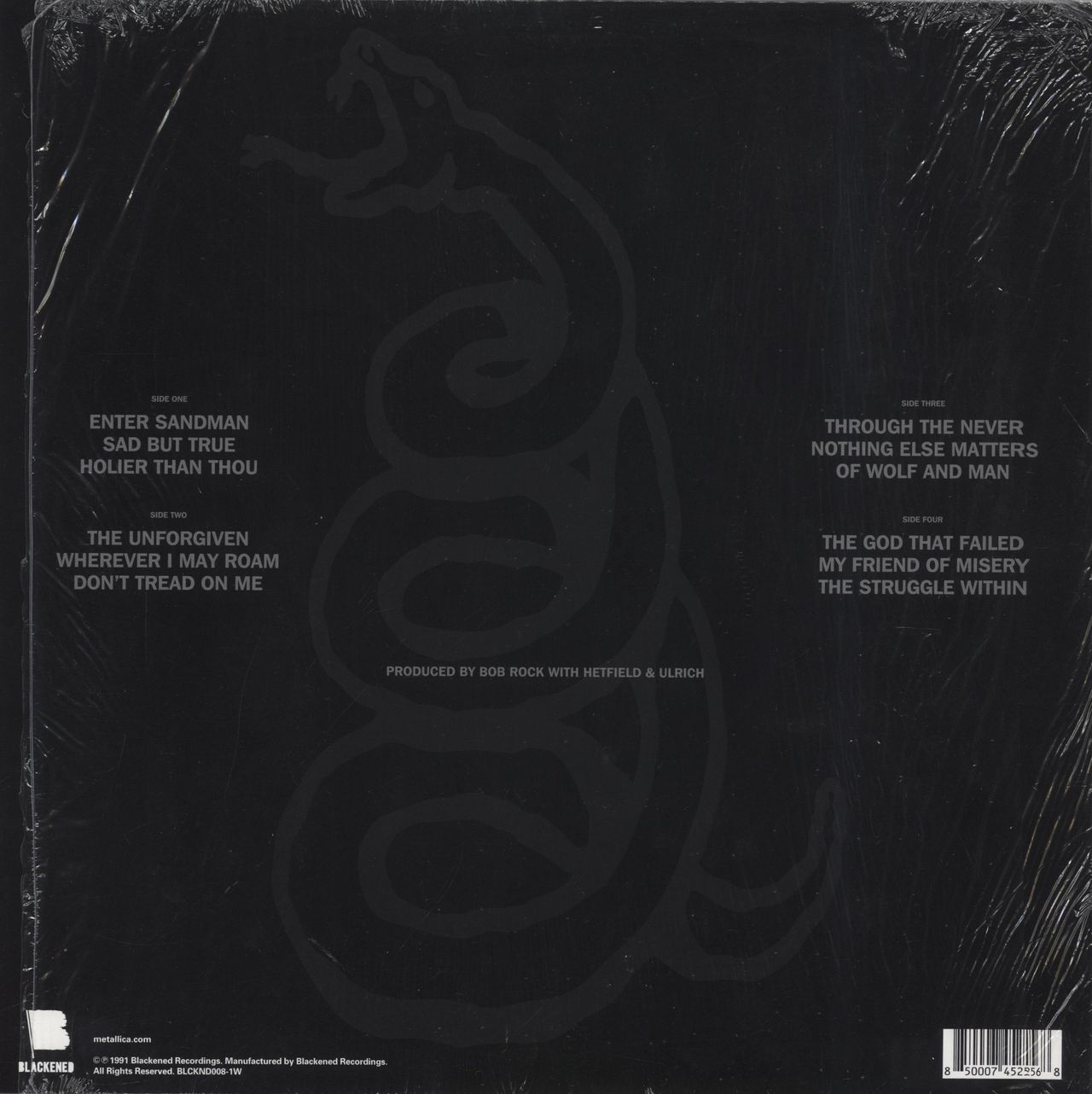 Metallica The Black Album - Some Blacker Marbled Vinyl US 2-LP vinyl set