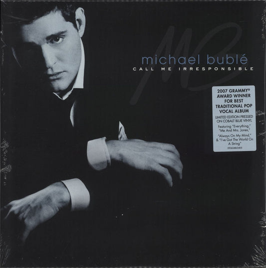 Michael Buble Call Me Irresponsible - Blue Vinyl -Sealed US 2-LP vinyl set