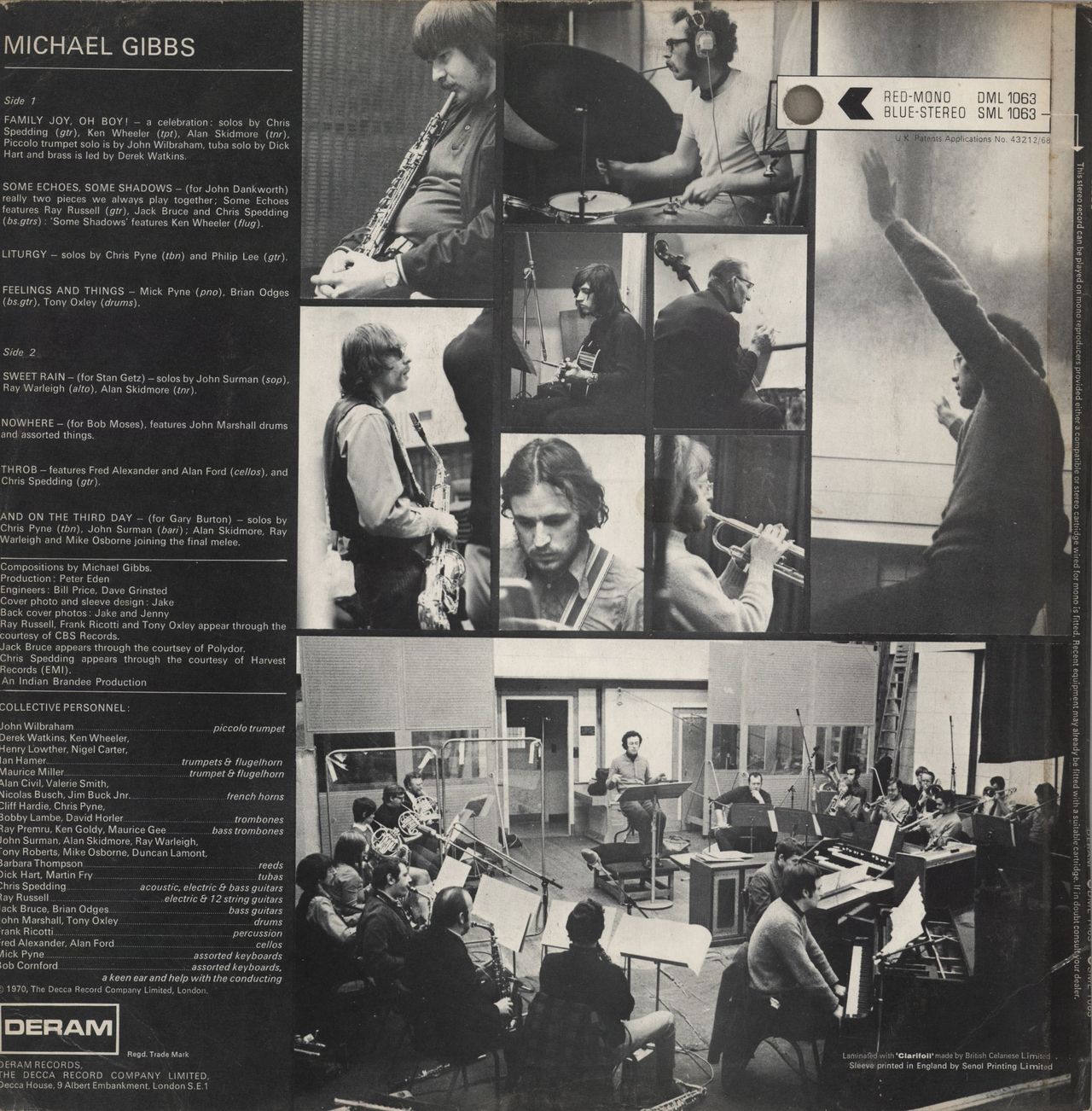 Michael Gibbs Michael Gibbs UK Vinyl LP