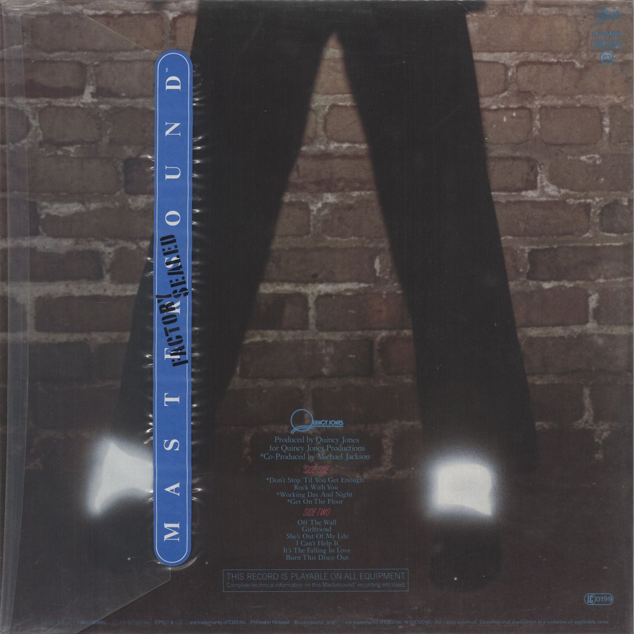 Michael Jackson Off The Wall Dutch Vinyl LP