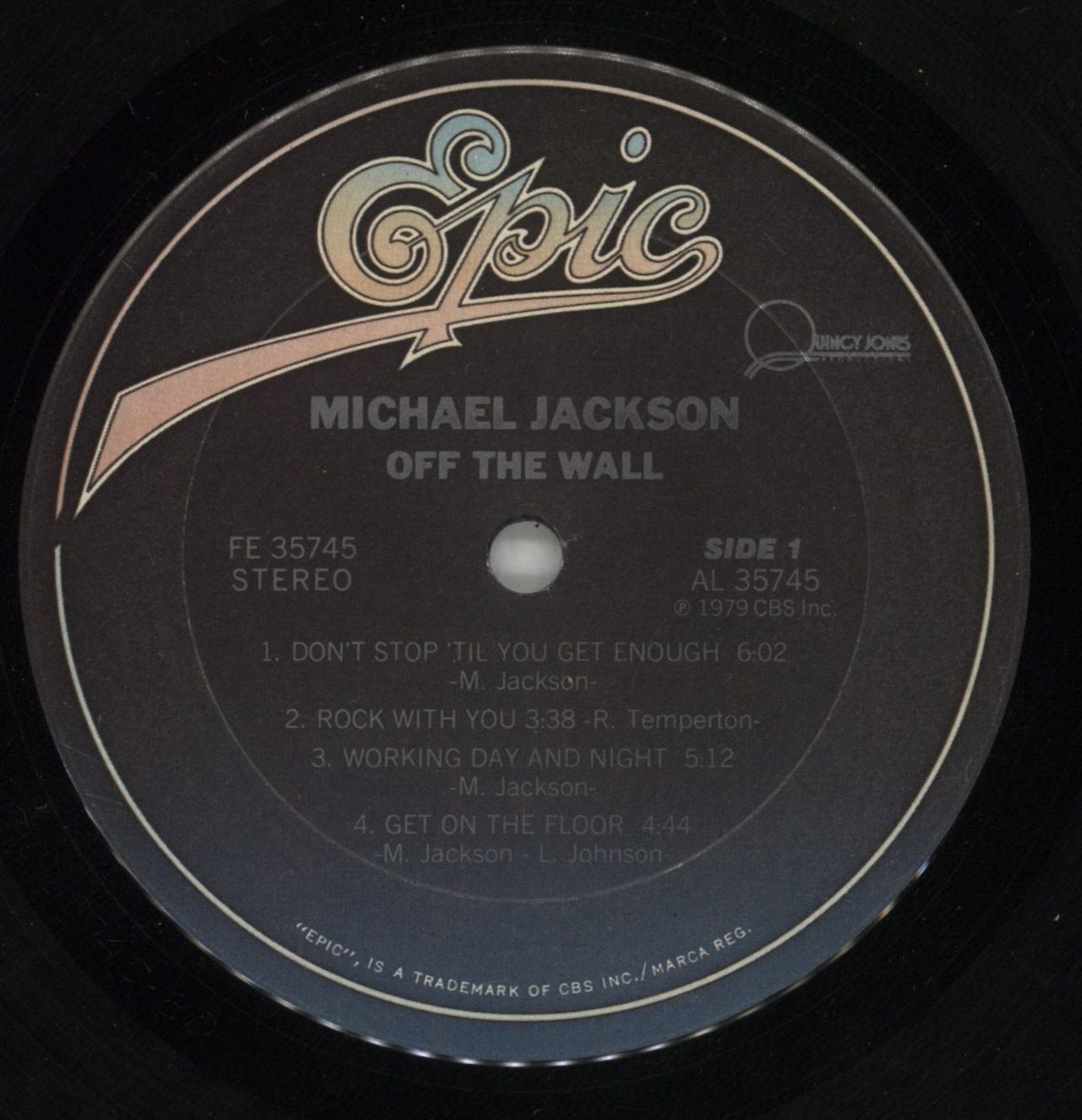 Michael Jackson Off The Wall US Vinyl LP