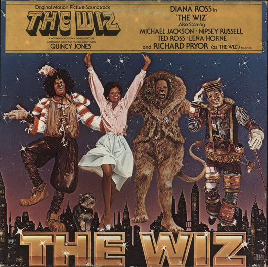 Michael Jackson The Wiz + Booklet & Poster UK 2-LP vinyl set