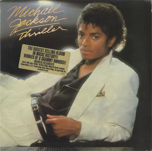 Michael Jackson Thriller - Sealed + Grammy Sticker US Vinyl LP