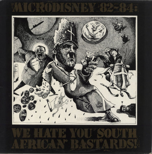 Microdisney We Hate You South African Bastards! UK Vinyl LP