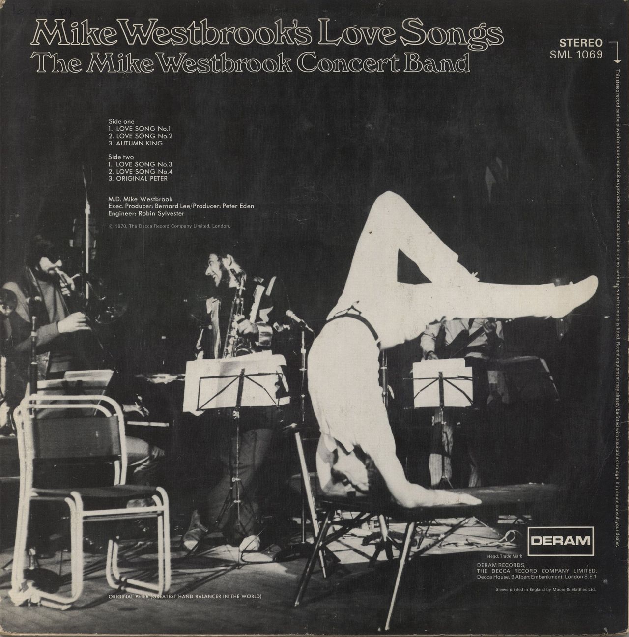 Mike Westbrook Love Songs - VG UK Vinyl LP