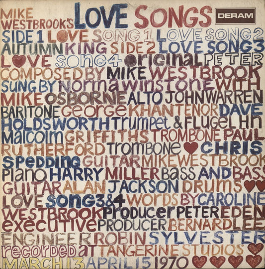 Mike Westbrook Love Songs - VG UK Vinyl LP