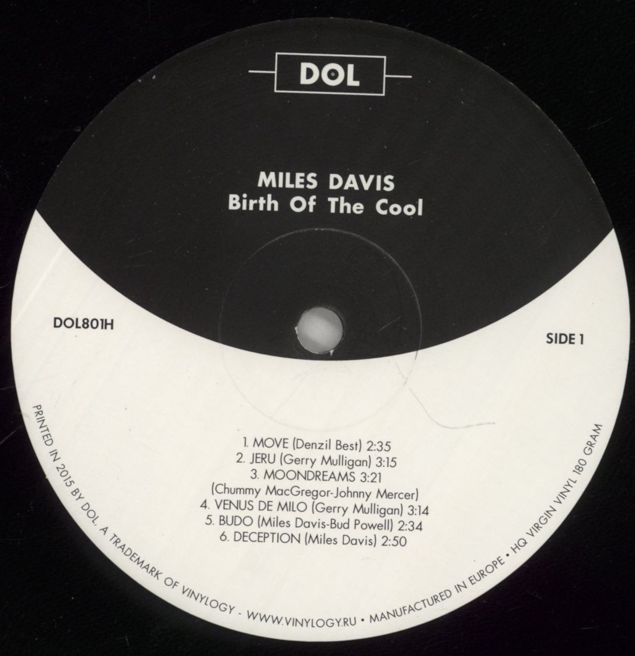 Miles Davis Birth Of The Cool - 180gm Vinyl French Vinyl LP