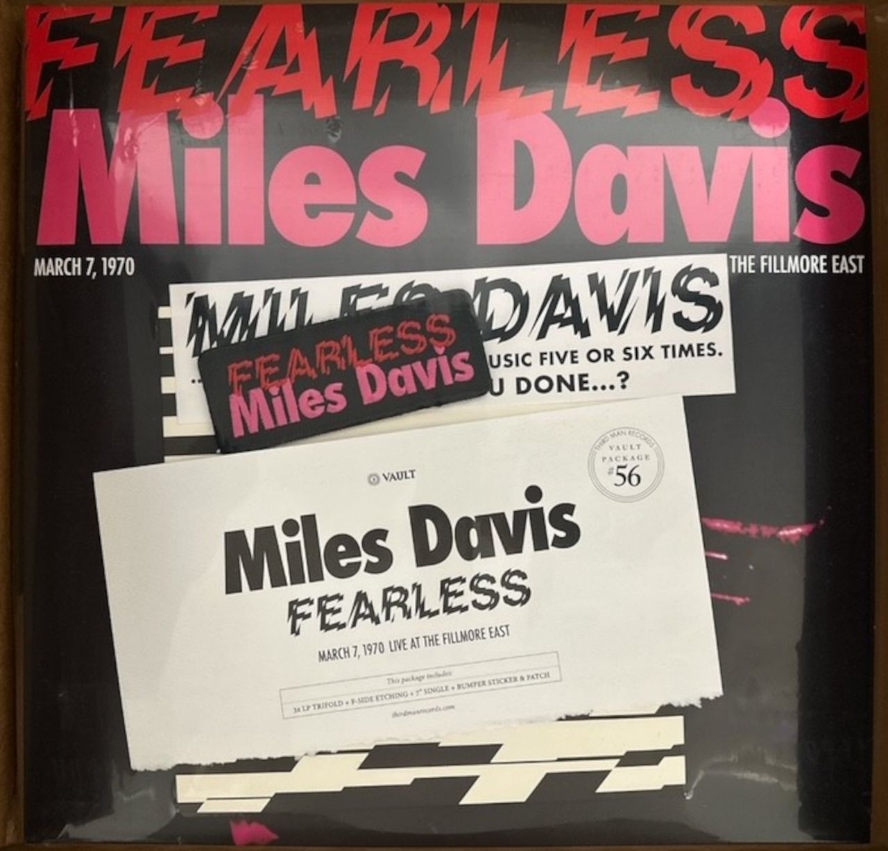 Miles Davis Fearless [March 7, 1970 Live At The Fillmore East] - Vault Package 56 US 3-LP vinyl set
