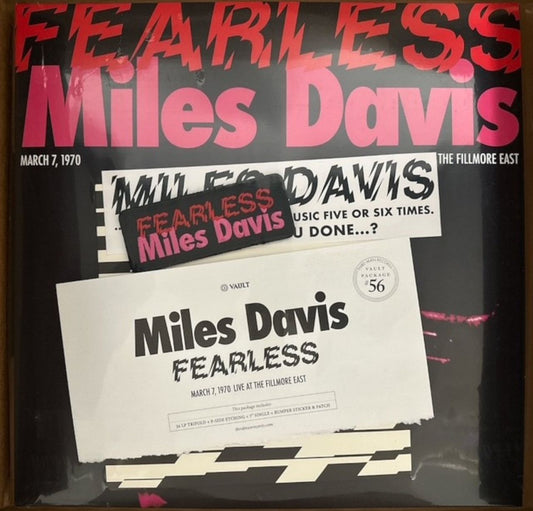 Miles Davis Fearless [March 7, 1970 Live At The Fillmore East] - Vault Package 56 US 3-LP vinyl set