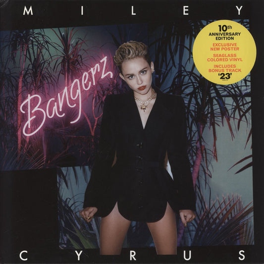Miley Cyrus Bangerz - 10th Anniversary Sea Glass Vinyl UK 2-LP vinyl set