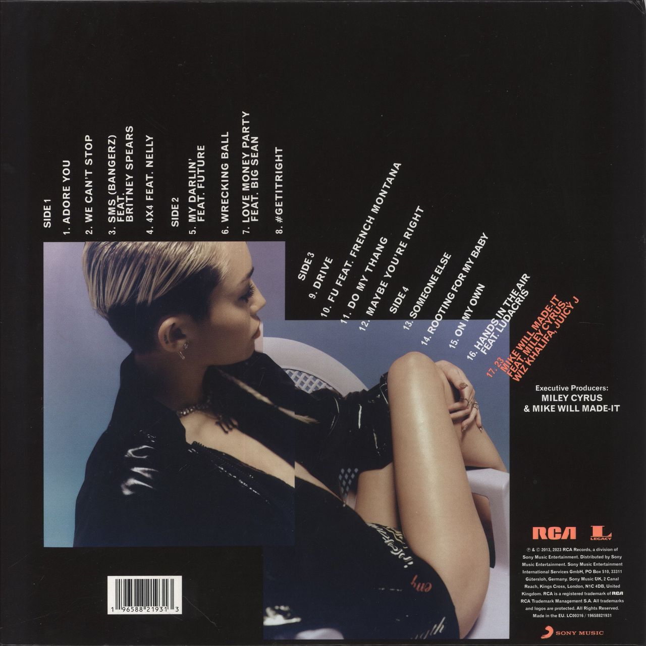 Miley Cyrus Bangerz - 10th Anniversary Sea Glass Vinyl UK 2-LP vinyl set
