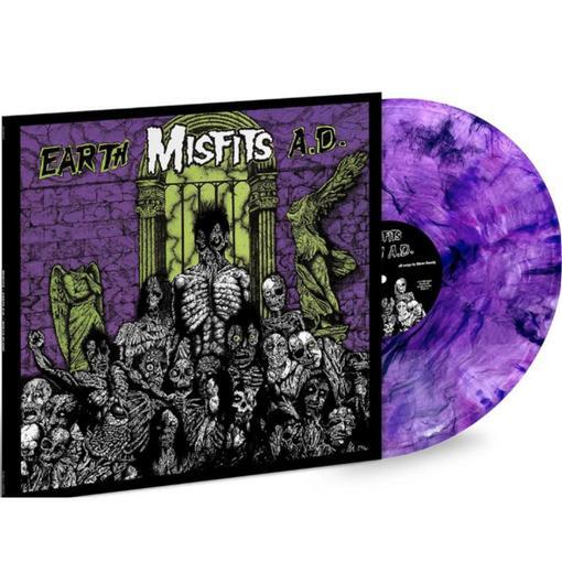 Misfits - Earth A.D/ Wolfs Blood - Purple Swirl Vinyl LP Record