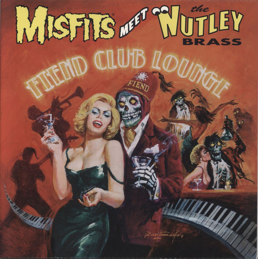 Misfits Fiend Club Lounge - Orange Vinyl UK Vinyl LP