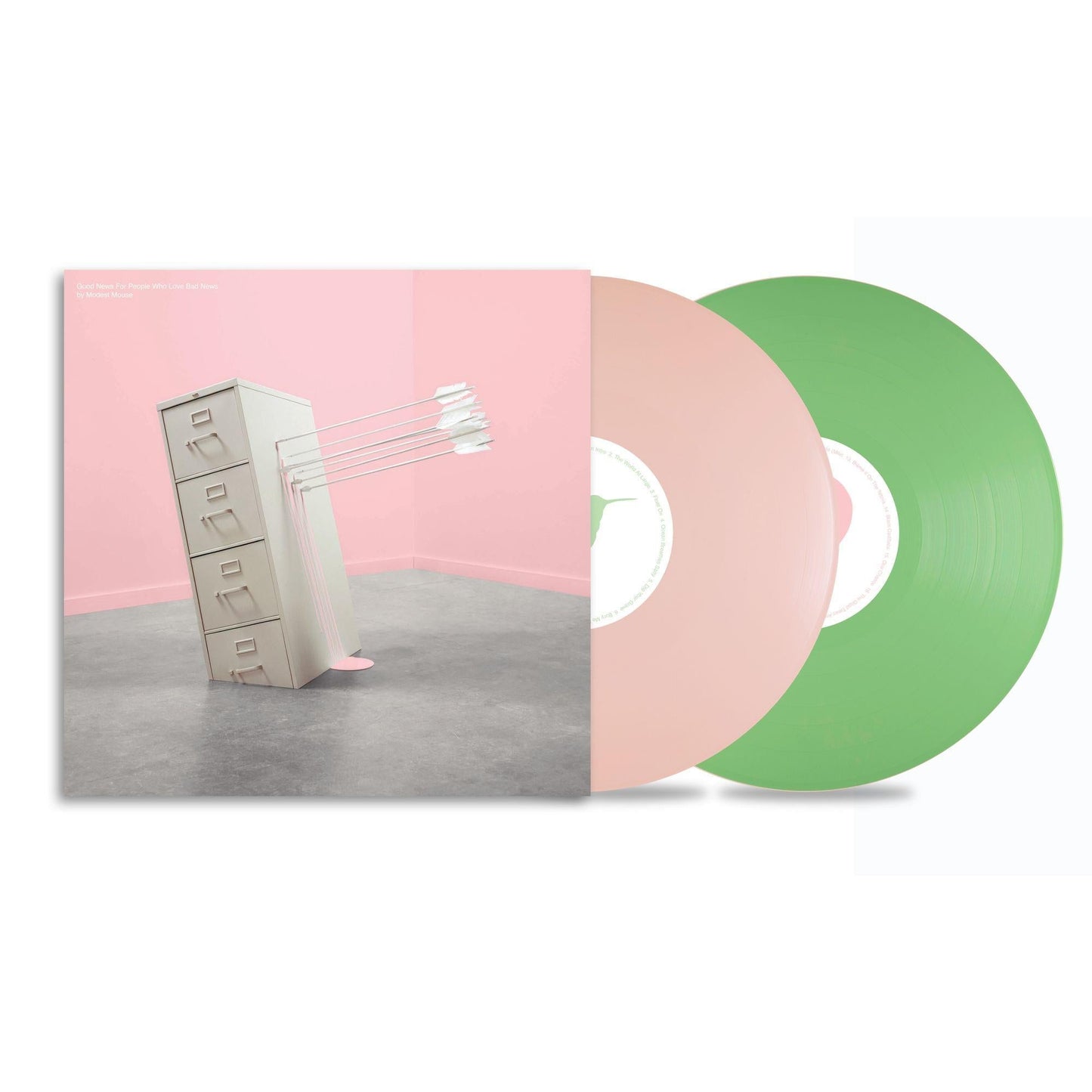 Modest Mouse - Good News For People Who Love Bad News - 20th Anniversary Pink & Green Vinyl LP Record