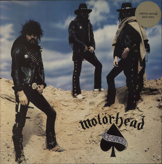 Motorhead Ace Of Spades - Gold Vinyl UK Vinyl LP