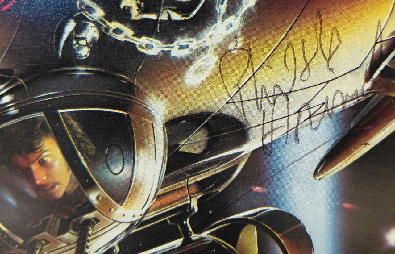 Motorhead Bomber - Blue Vinyl - Autographed UK Vinyl LP