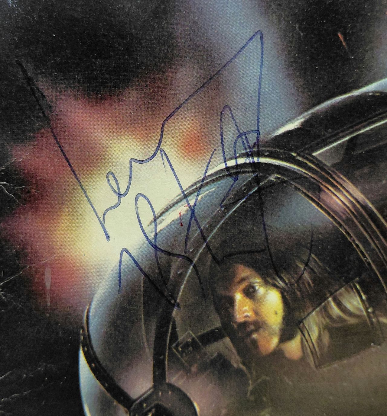 Motorhead Bomber - Blue Vinyl - Autographed UK Vinyl LP