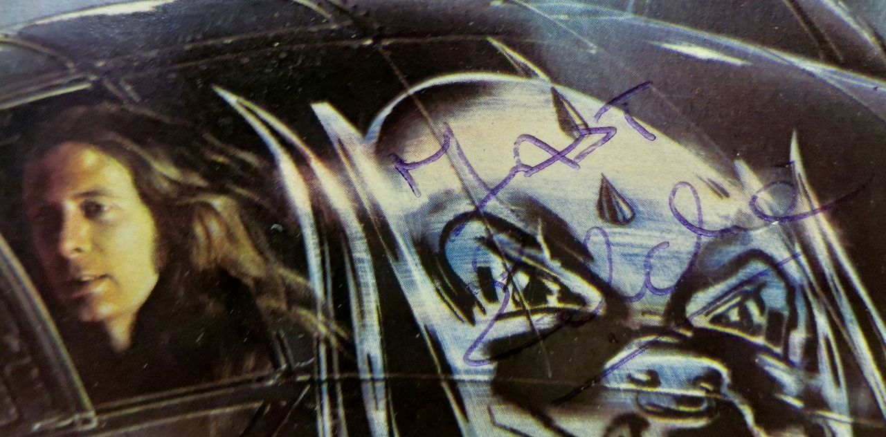 Motorhead Bomber - Blue Vinyl - Autographed UK Vinyl LP