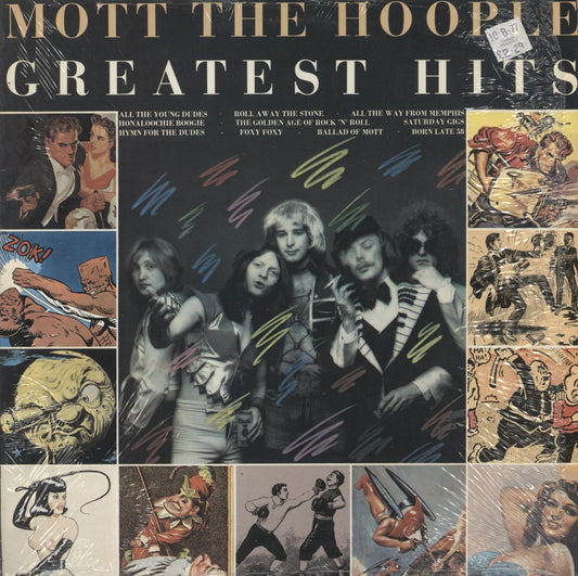 Mott The Hoople Greatest Hits + insert - Shrink UK Vinyl LP