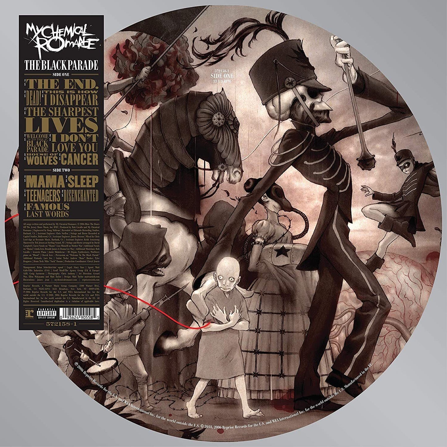 My Chemical Romance - The Black Parade - Picture Disc Vinyl LP Record