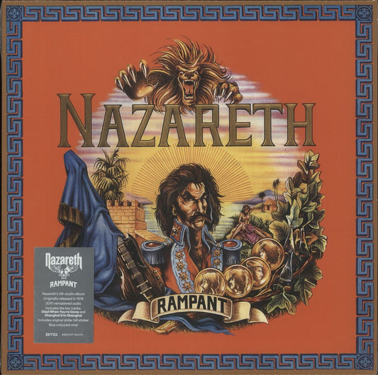 Nazareth Rampant - Blue Vinyl - Sealed UK Vinyl LP