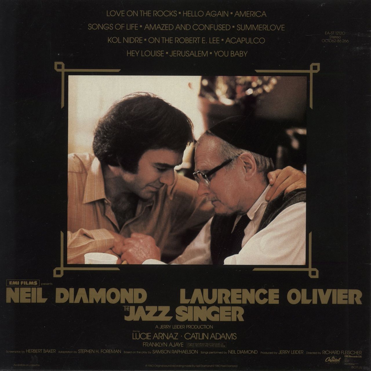 Neil Diamond The Jazz Singer - Matte sleeve UK Vinyl LP