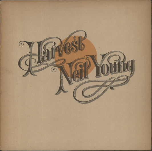 Neil Young Harvest - 1st + Inner - VG UK Vinyl LP