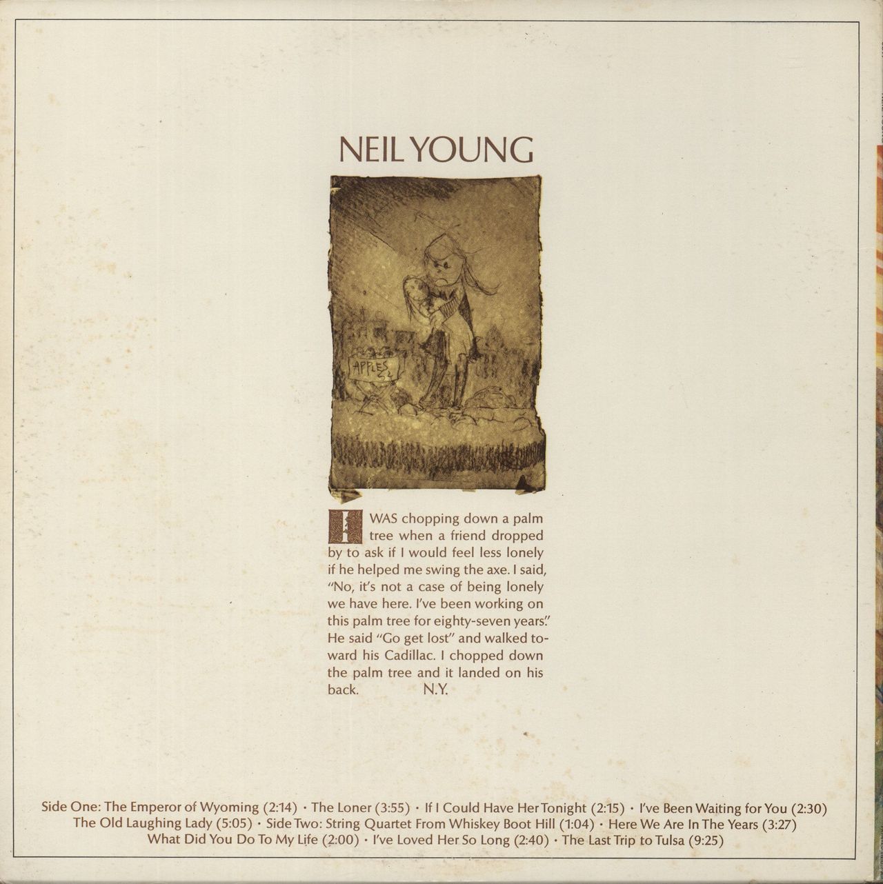 Neil Young Neil Young - 2nd US Vinyl LP