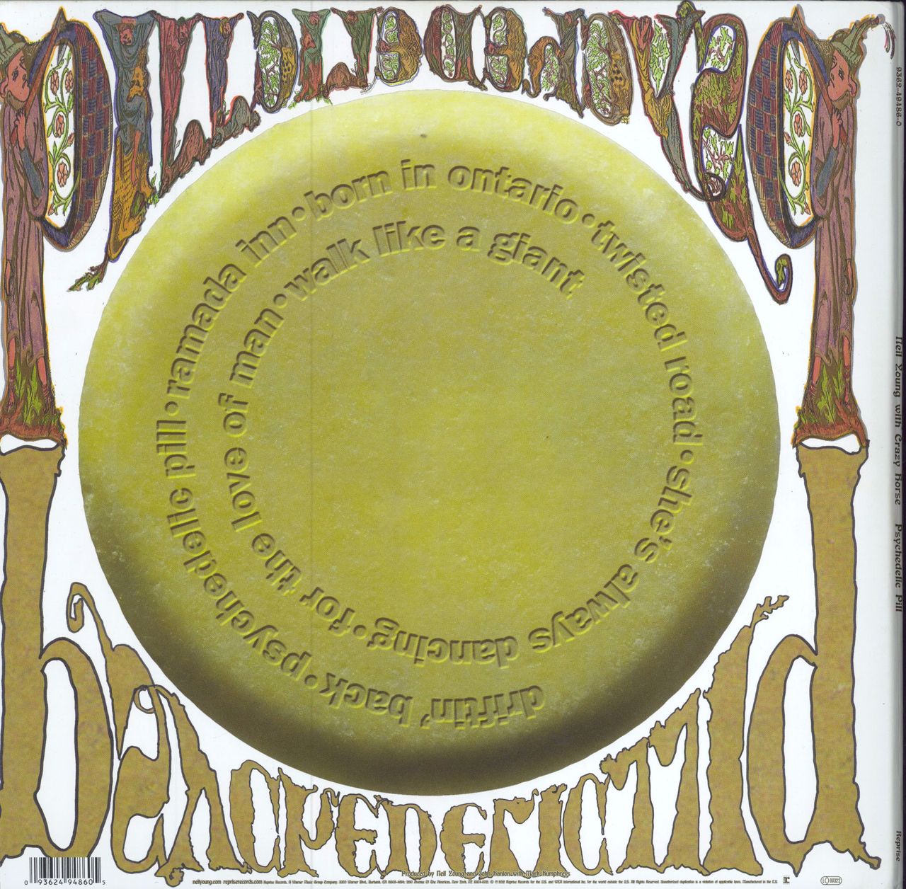 Neil Young Psychedelic Pill - 180gm Vinyl + Booklet UK 3-LP vinyl set