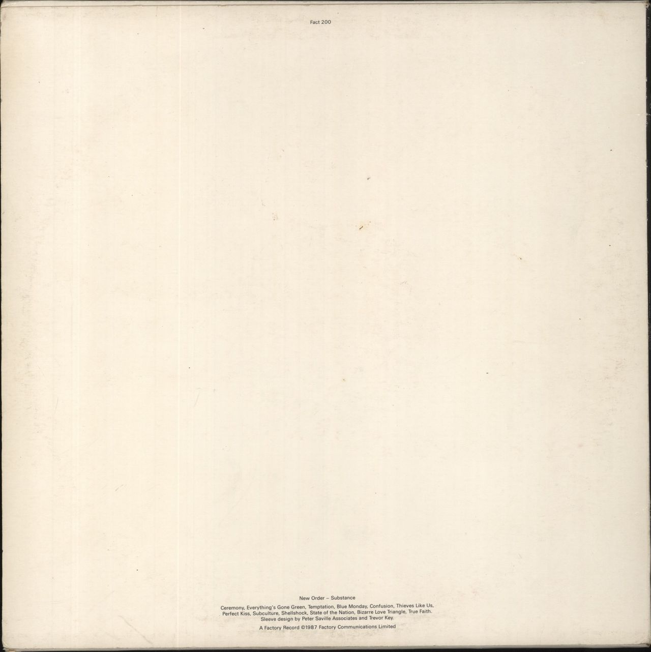 New Order Substance - 1st - VG UK 2-LP vinyl set
