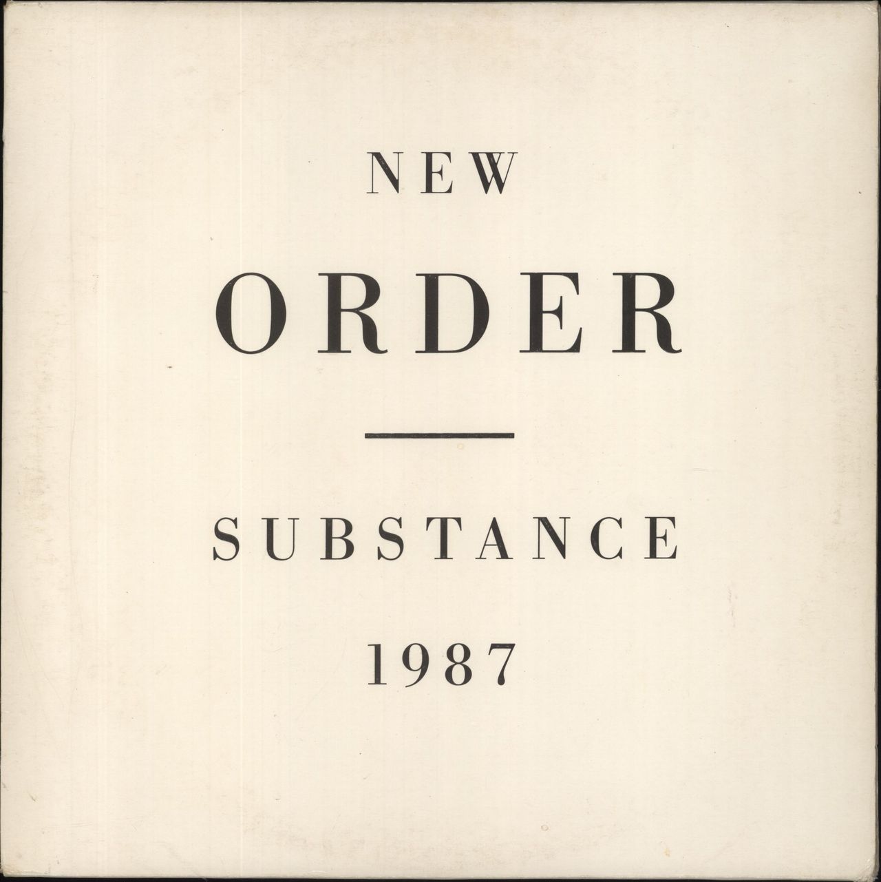 New Order Substance - 1st - VG UK 2-LP vinyl set