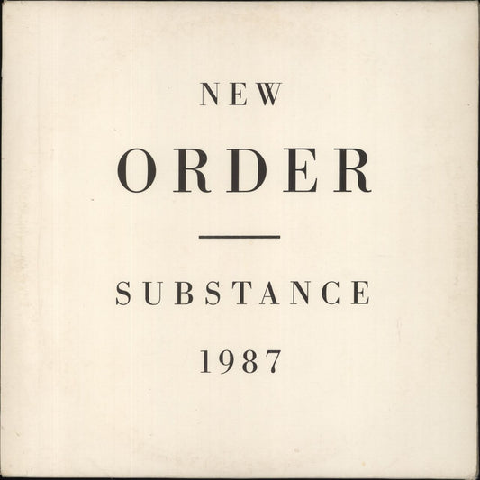 New Order Substance - 1st - VG UK 2-LP vinyl set