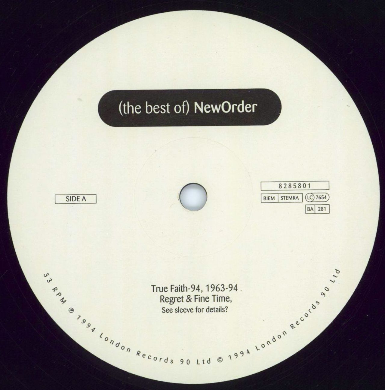 New Order [The Best Of] New Order UK 2-LP vinyl set