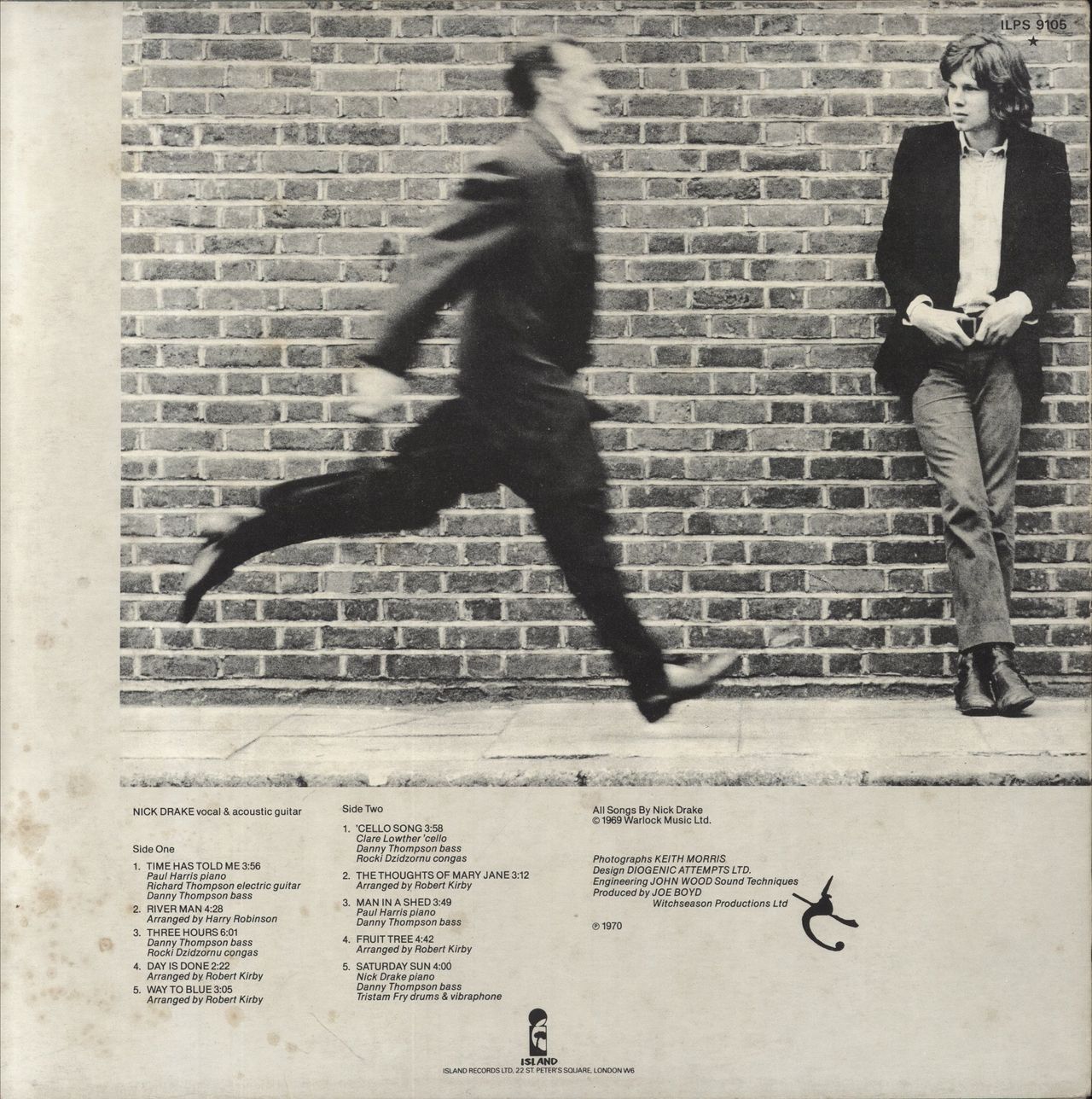 Nick Drake Five Leaves Left UK Vinyl LP