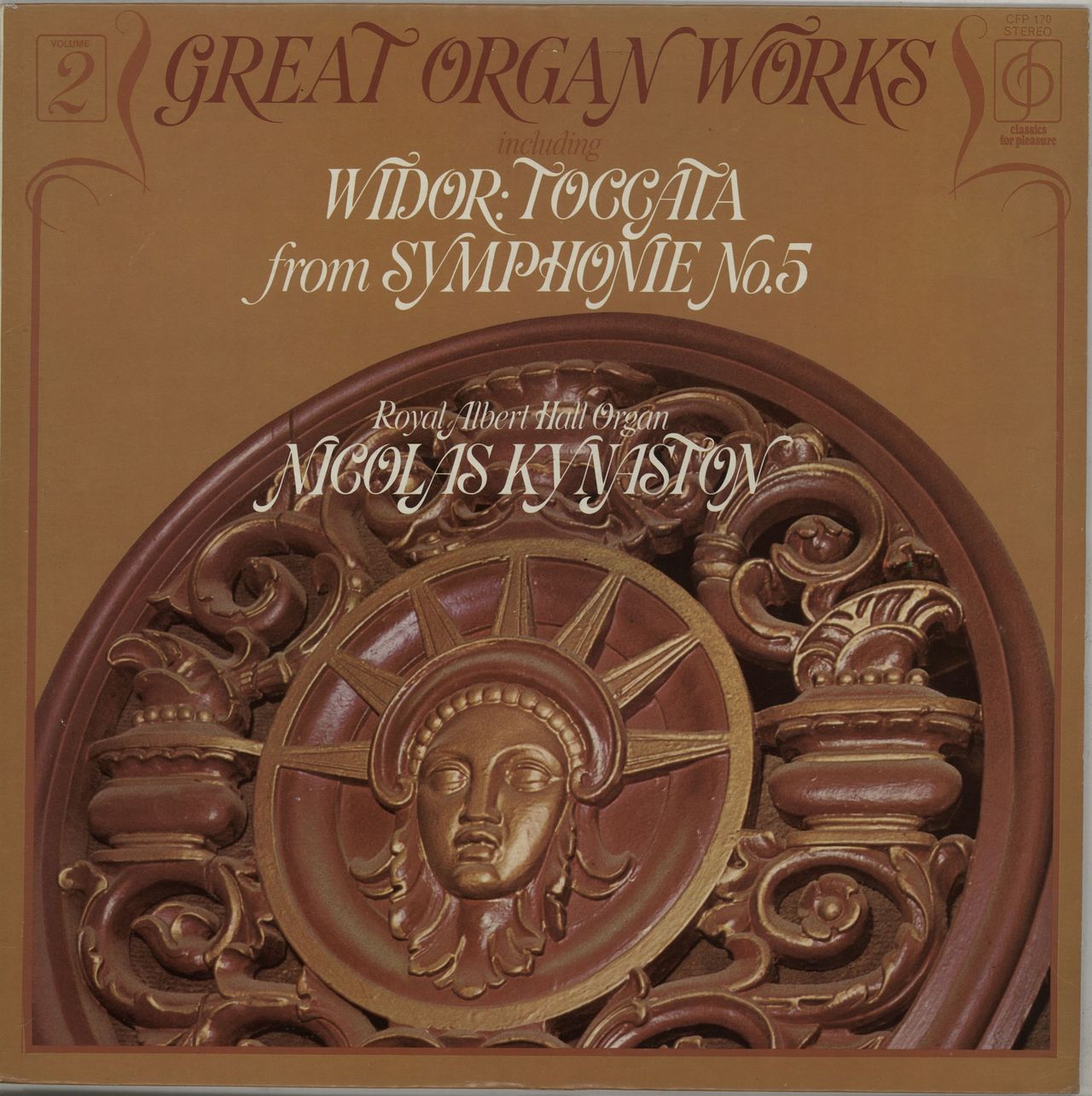 Nicolas Kynaston Great Organ Works UK Vinyl LP