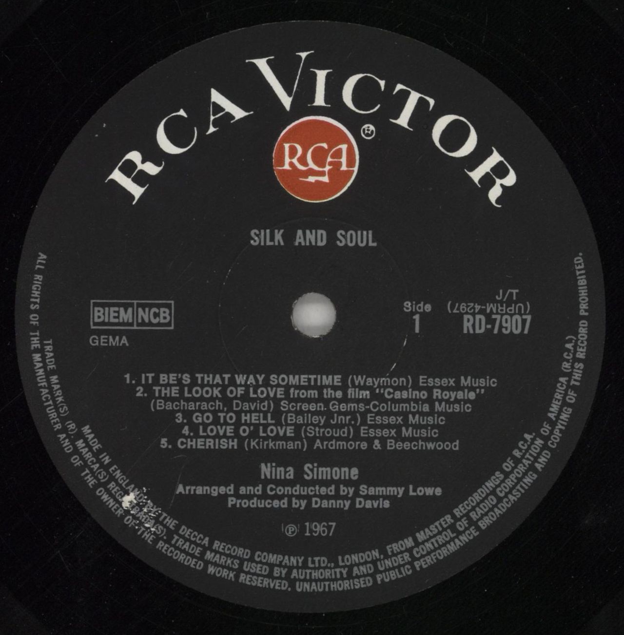 Nina Simone Silk & Soul UK Vinyl LP