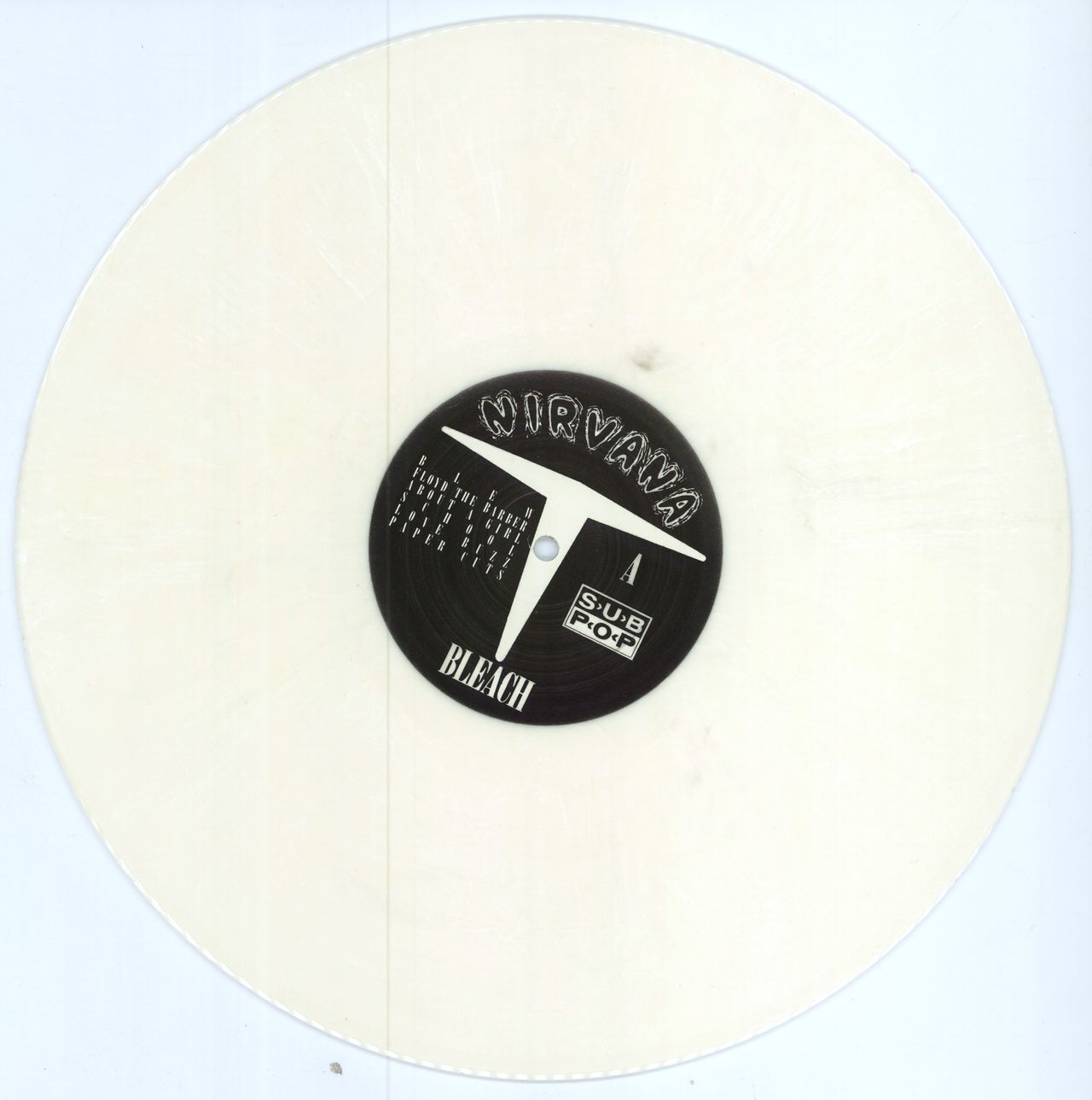 Nirvana (US) Bleach - White Vinyl - EX UK Vinyl LP
