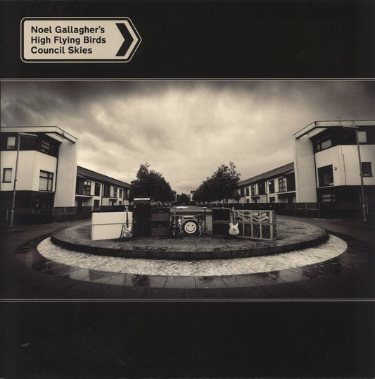 Noel Gallagher Council Skies - Black & White Vinyl UK Vinyl LP